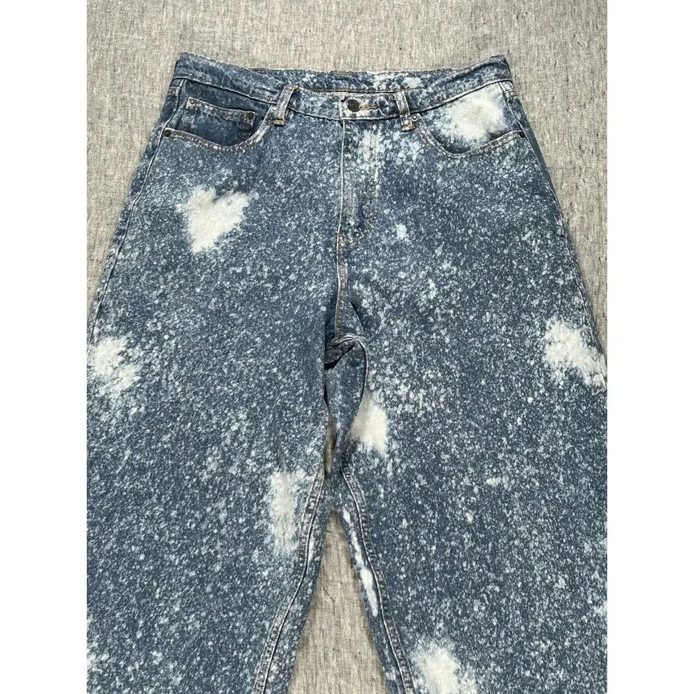 Levis Super Baggy Jeans Men 32x34 Acid Wash Drawstring Skateboarding Y2K